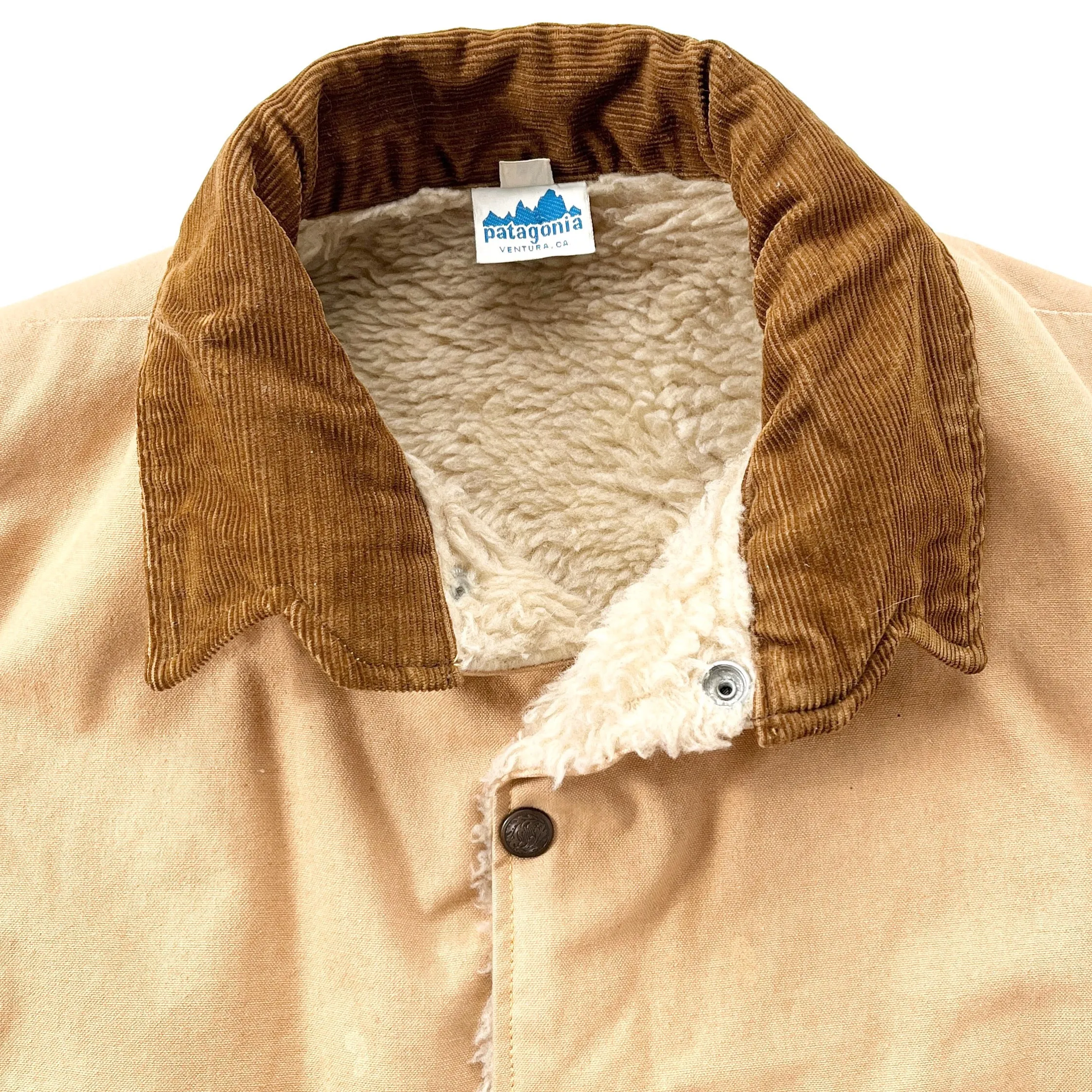 1970s Patagonia First Generation Shearling-Lined Ranch Vest (S/M)