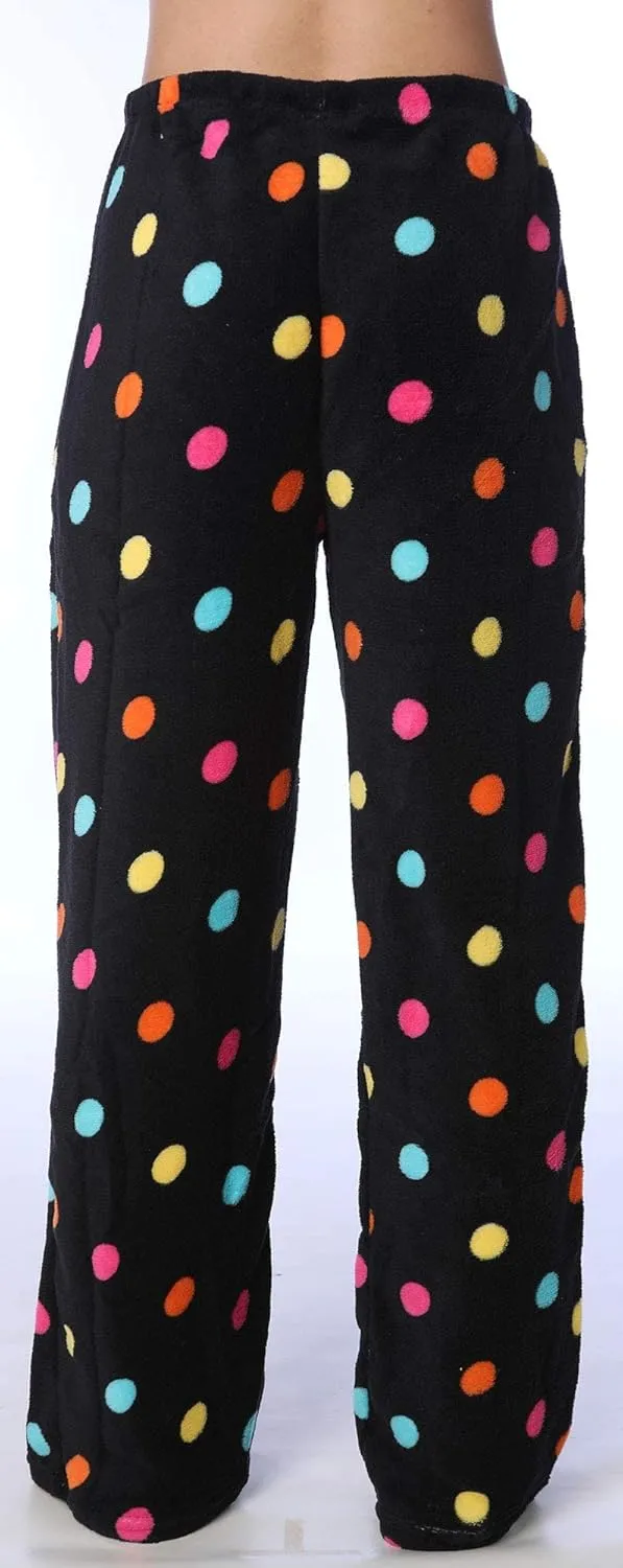 Active Club Womens Valentine Pajama Pants - Valentine PJ Fleece Lounge PJs for Women, Fun Cute Pajama Pants for Women