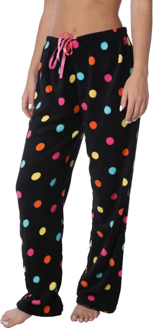 Active Club Womens Valentine Pajama Pants - Valentine PJ Fleece Lounge PJs for Women, Fun Cute Pajama Pants for Women