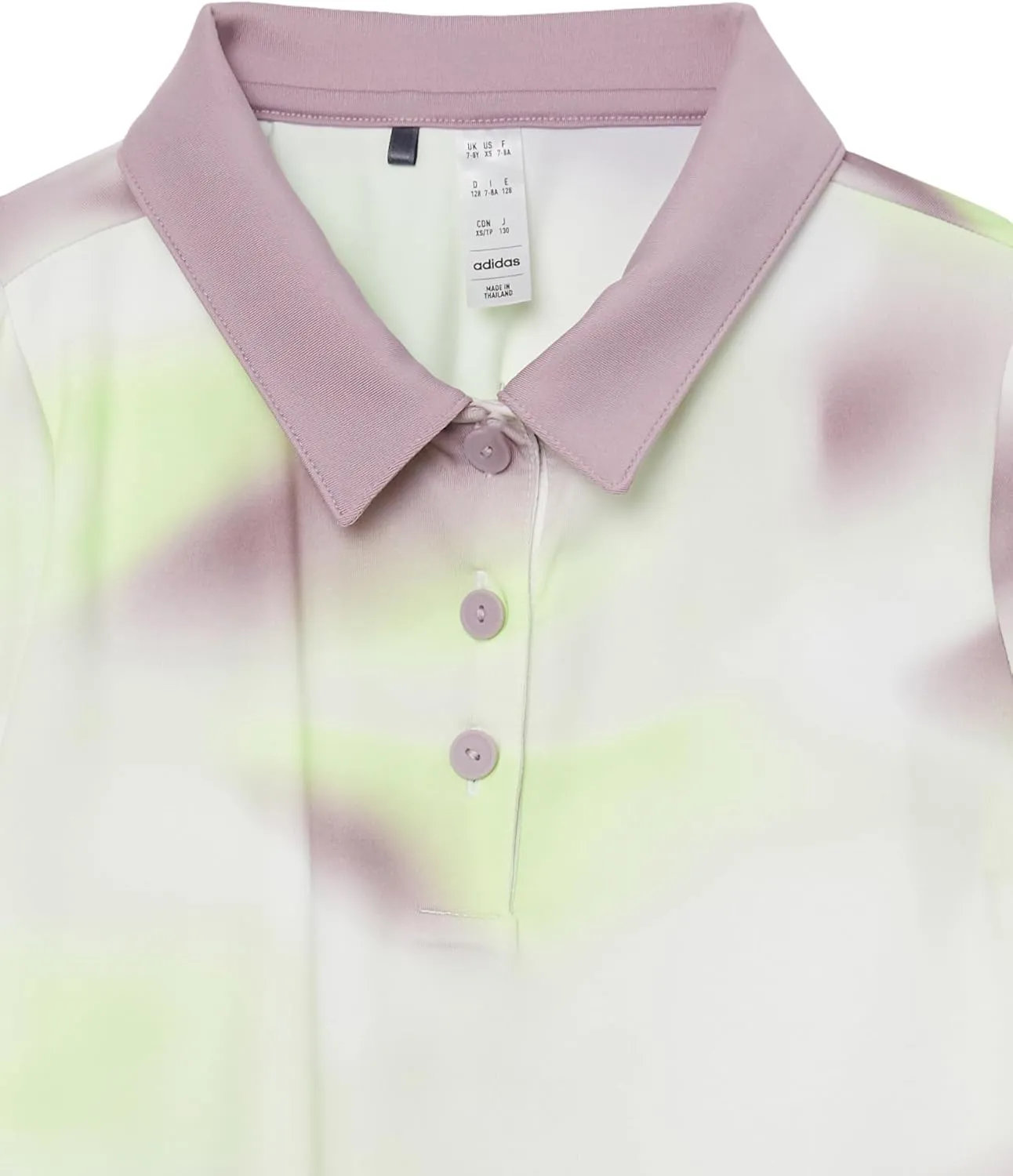 adidas Girls' Allover Print Polo Shirt