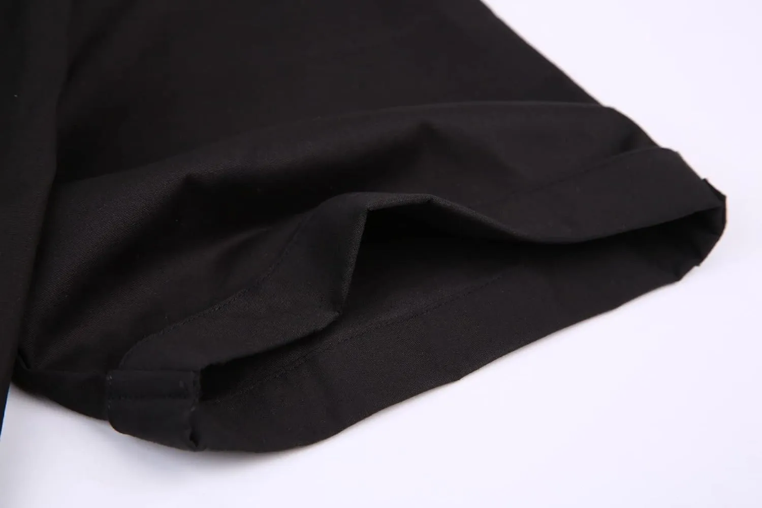 Alex Vando Mens Dress Shirts 4-Way Stretch Wrinkle Free Regular Fit Short Sleeve Men Button Down Shirt