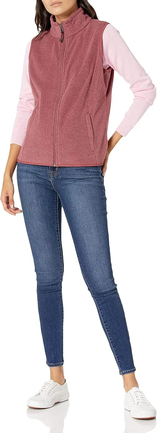 Amazon Essentials Women's Classic-Fit Sleeveless Polar Soft Fleece Vest (Available in Plus Size)