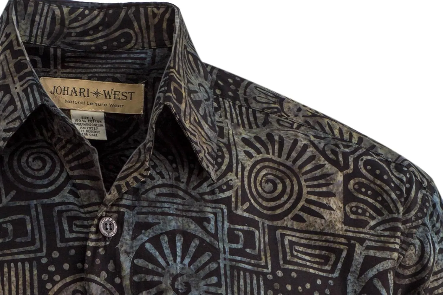 Antigua Summer Tropical Hawaiian Batik Shirt