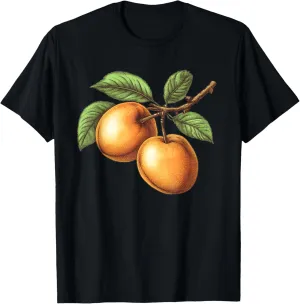 Apricot Fruit Vintage Sunset T-Shirt