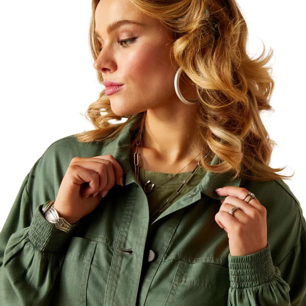 Ariat Ladies Edgerton Jacket Duck Green