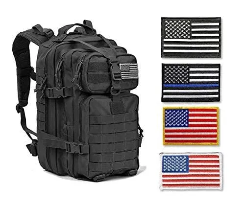 ASA Techmed 4 Pack Military Army US USA Flag Patch Green Emblem PVC United States of America Tactical Morale Patch for Hats Backpacks Caps Jackets   More