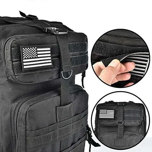 ASA Techmed 4 Pack Military Army US USA Flag Patch Green Emblem PVC United States of America Tactical Morale Patch for Hats Backpacks Caps Jackets   More