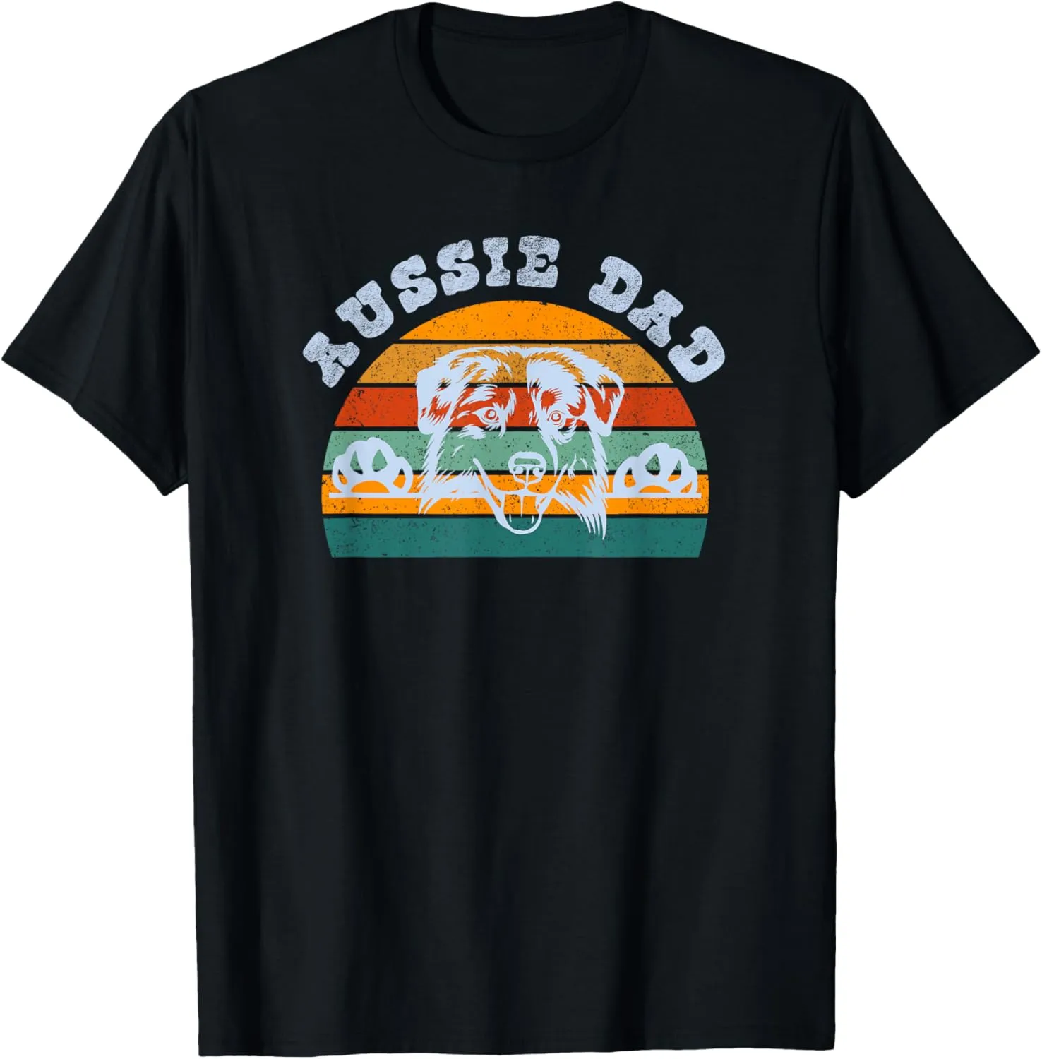 Aussie Dad Vintage Sunset T-Shirt