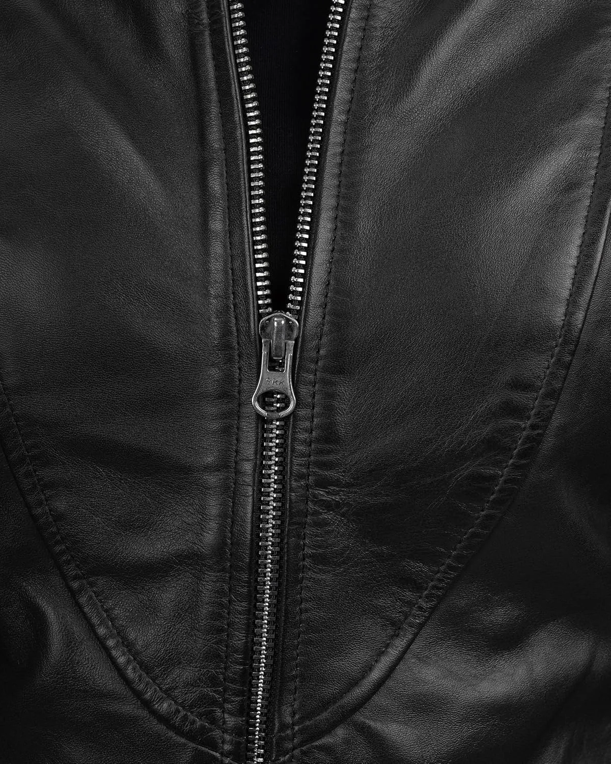 Blingsoul Leather Jacket Women - Cafe Racer Real Lambskin Womens Leather Jacket