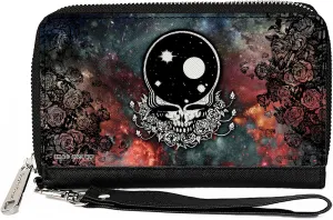 Buckle-Down Grateful Dead Wallet, Zip Around, Space Your Face Galaxy, Vegan Leather