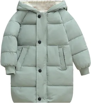 Coat for Toddler Girls 4t Children's Down Padded Jacket Long Cotton Padded Jacket Baby Big Girls Winter Jacket