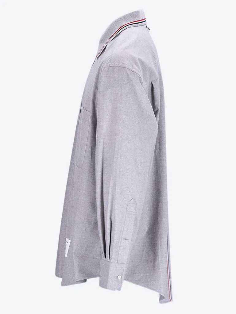 Cotton Flannel oversized long sleeve shirt