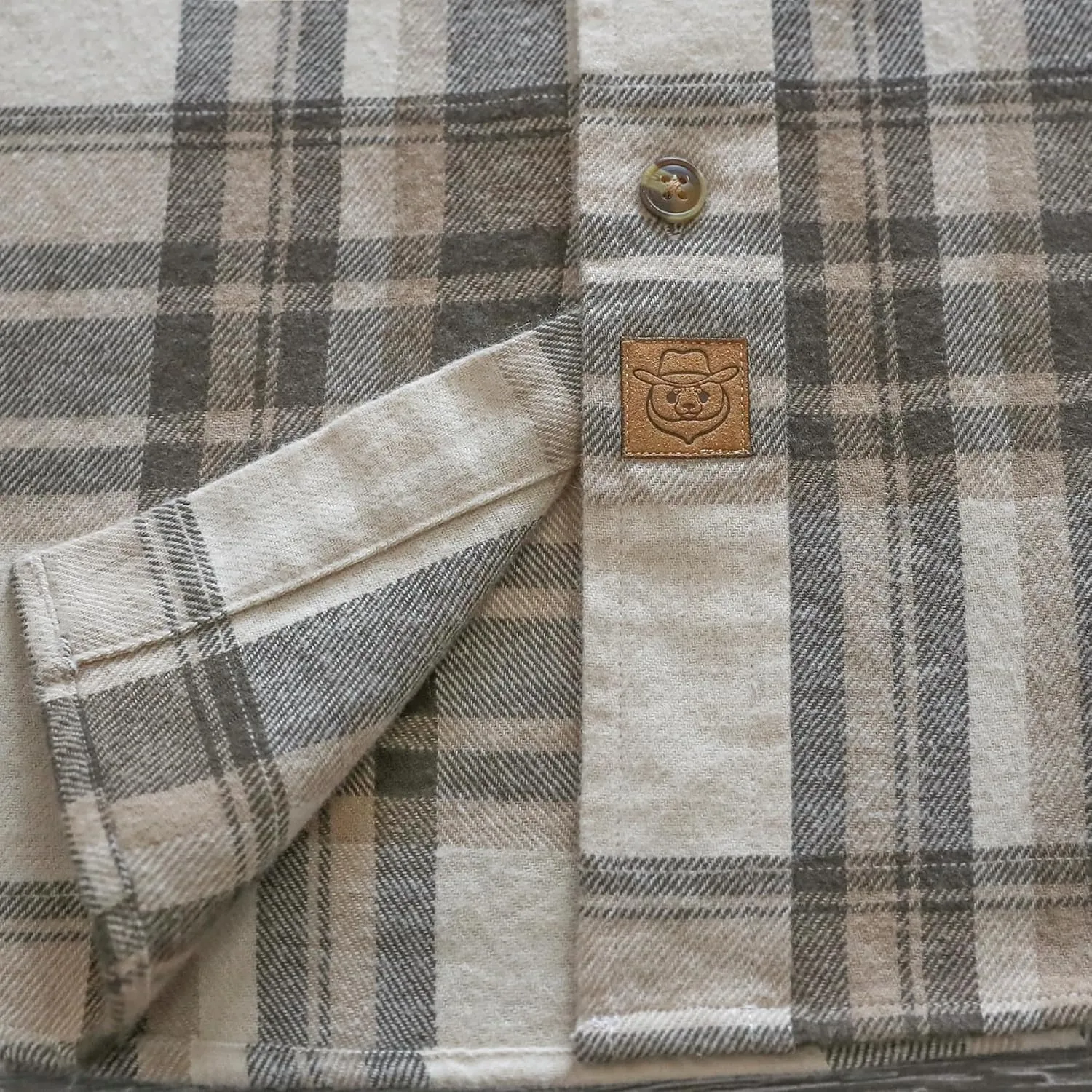 Dubinik Mens Flannel Shirts Long Sleeve Flannel Shirt for Men Casual Button Down Brushed 100% Cotton Shirt