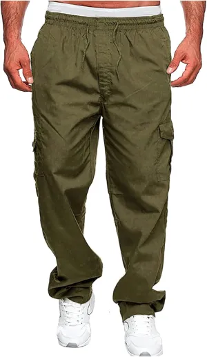 Dudubaby Sweatpants for Men Sports Casual Jogging Trousers Lightweight Hiking Work Pants Outdoor Pant