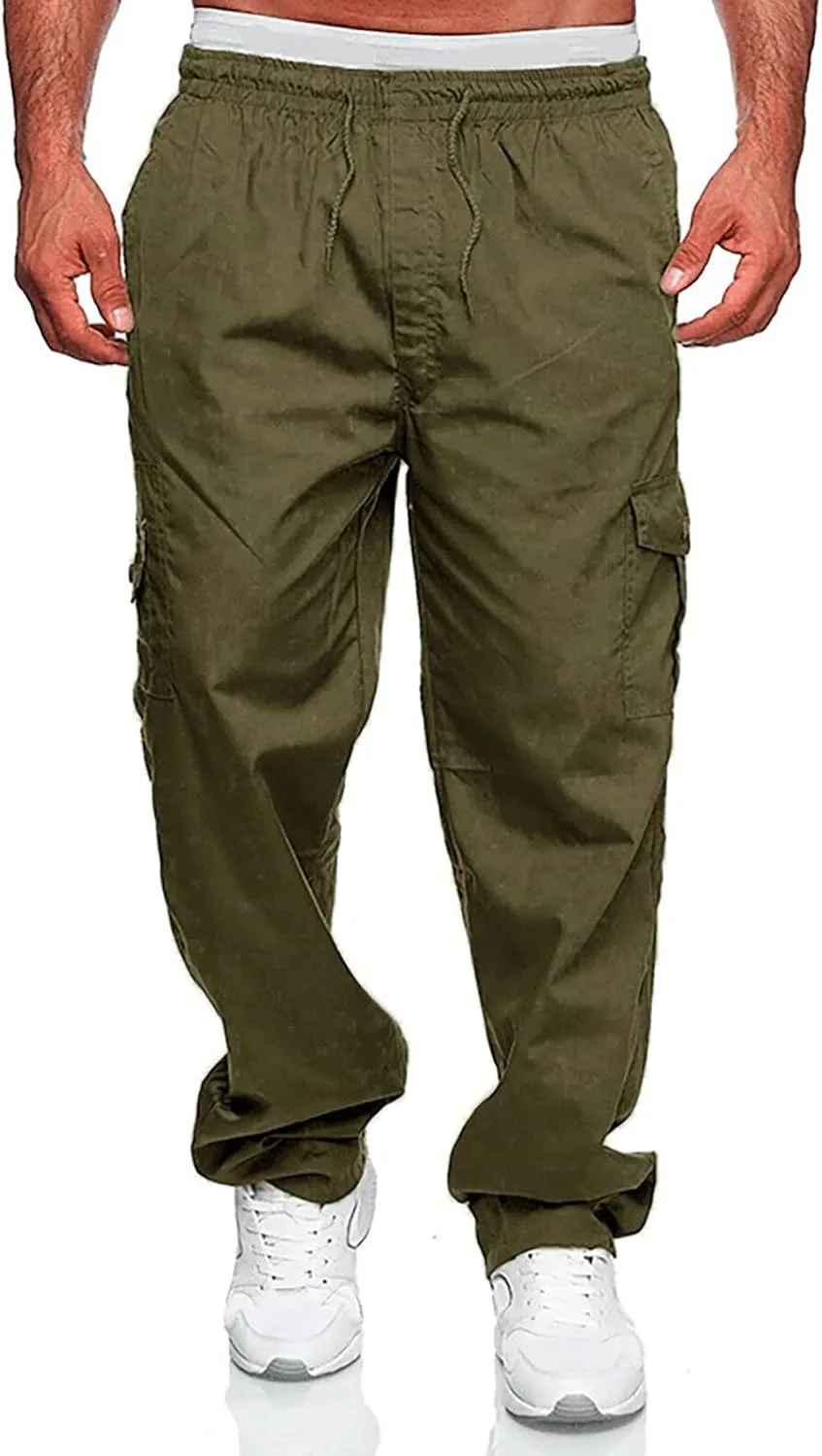Dudubaby Sweatpants for Men Sports Casual Jogging Trousers Lightweight Hiking Work Pants Outdoor Pant