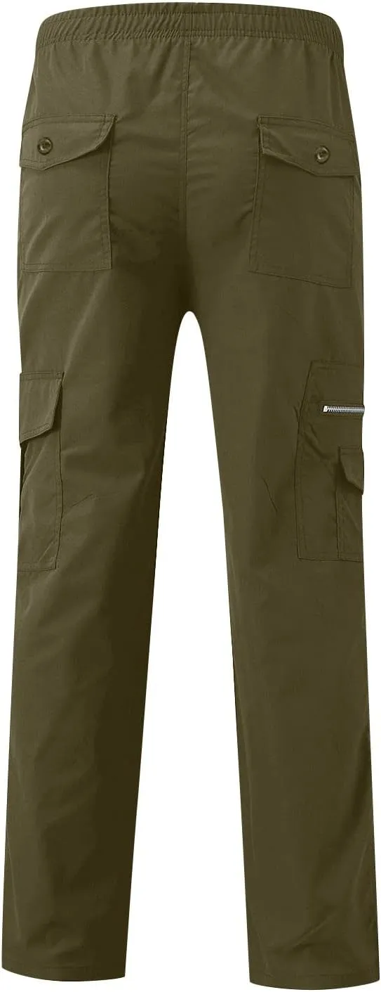 Dudubaby Sweatpants for Men Sports Casual Jogging Trousers Lightweight Hiking Work Pants Outdoor Pant