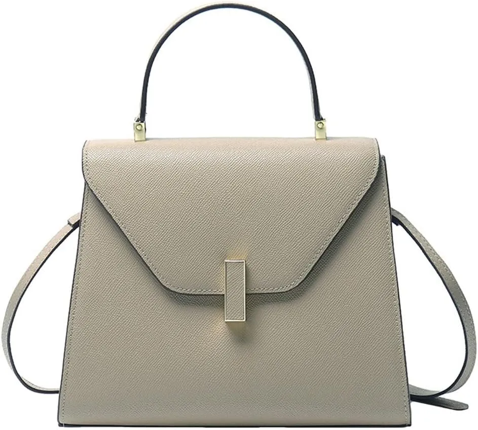 Genuine Leather Handbag Top Handle Purse