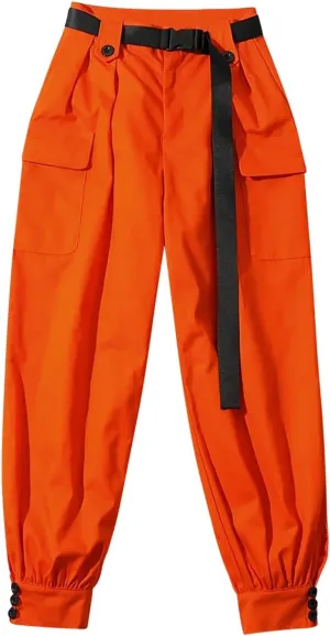 Harem Pants Women Cargo Pants Baggy Parachute Pants Fashion Y2K High Waisted Pants Streetwear Joggers Hiking Trousers
