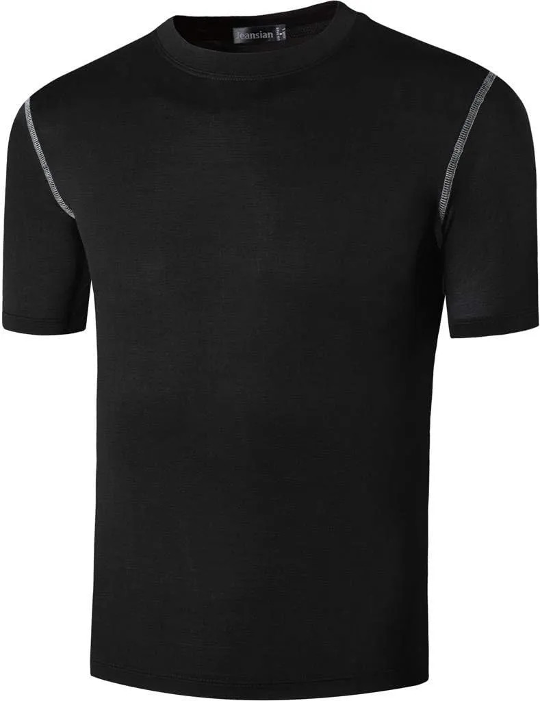 jeansian Boy's Sport Quick Dry Fit Short Sleeves Polo Tee Shirt T-Shirt Tshirt Tops Golf Tennis Bowling LBS710