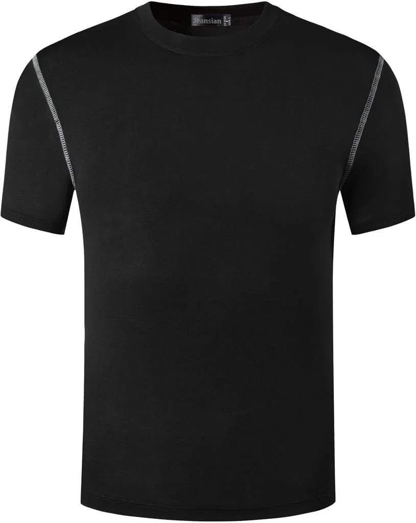 jeansian Boy's Sport Quick Dry Fit Short Sleeves Polo Tee Shirt T-Shirt Tshirt Tops Golf Tennis Bowling LBS710