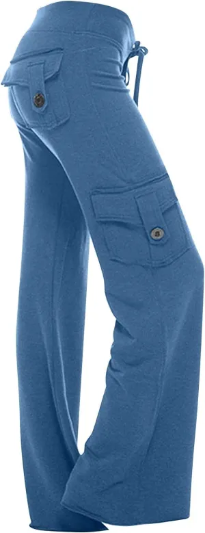jsaierl Women Plus Size Straight Leg Capris Elastic Waist Lightweight Comfy Linen Capri Pants Summer Casual Tapered Pants
