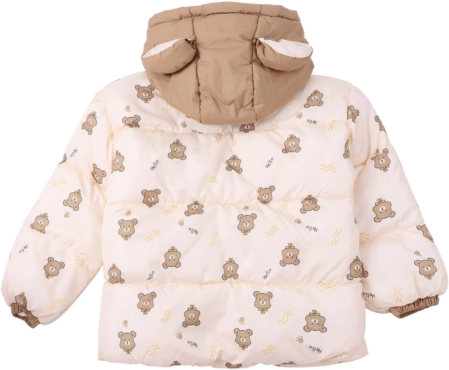 Kids Toddler Baby Girls Boys Winter Warm Thick Solid Cotton Long Sleeve Padded Jacket Coat Clothes Boy Hooded Jacket