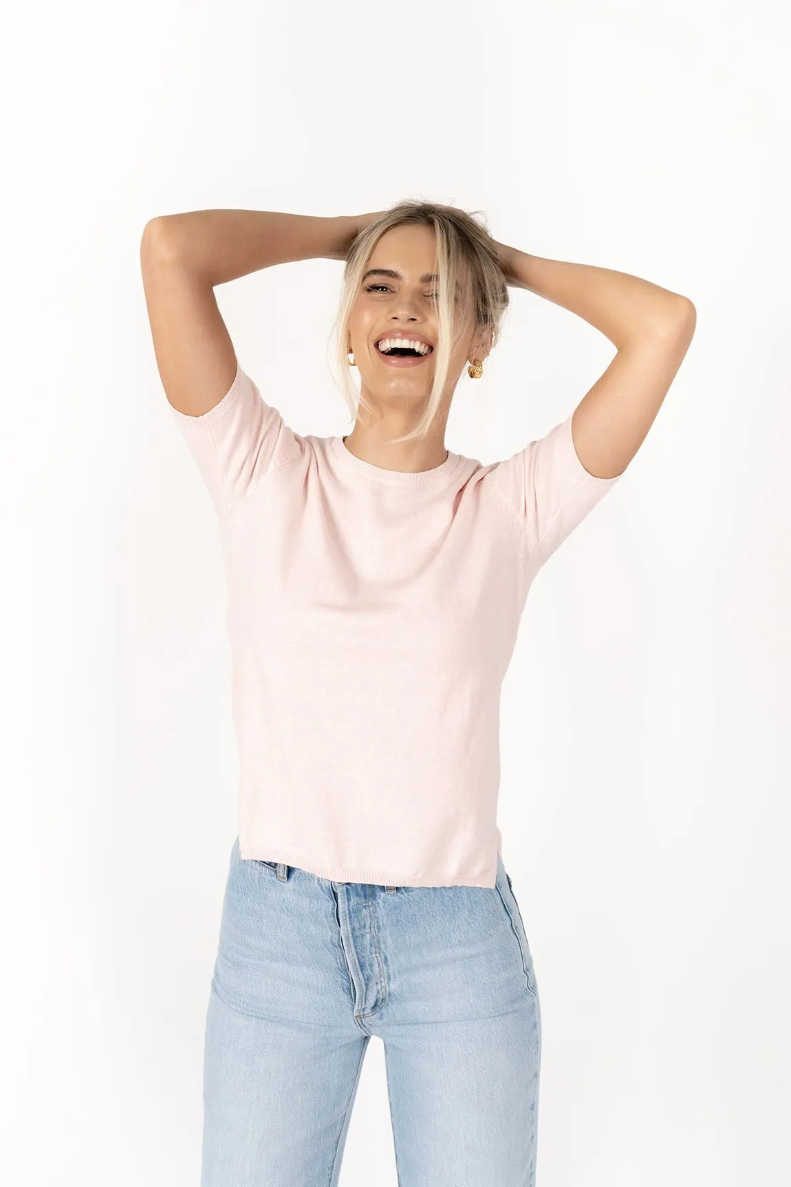 Kiki Tee - Soft Pink