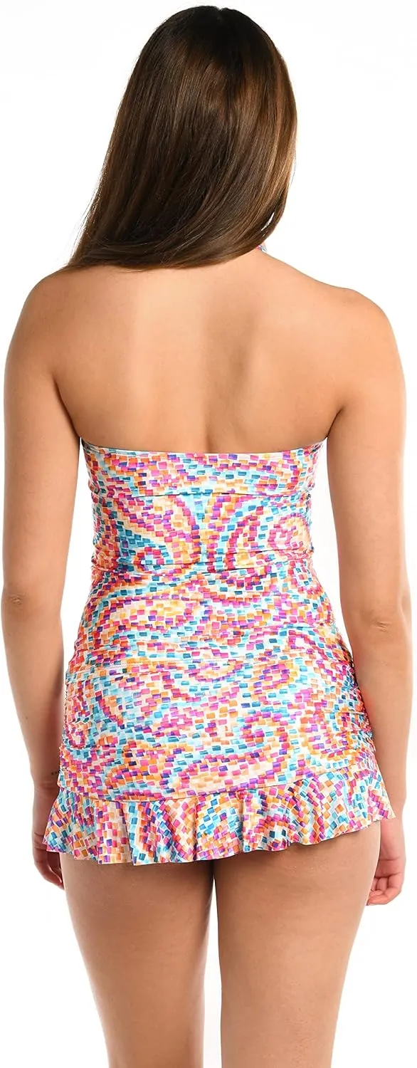 La Blanca Women's Bandeau Tankini Swimsuit Top
