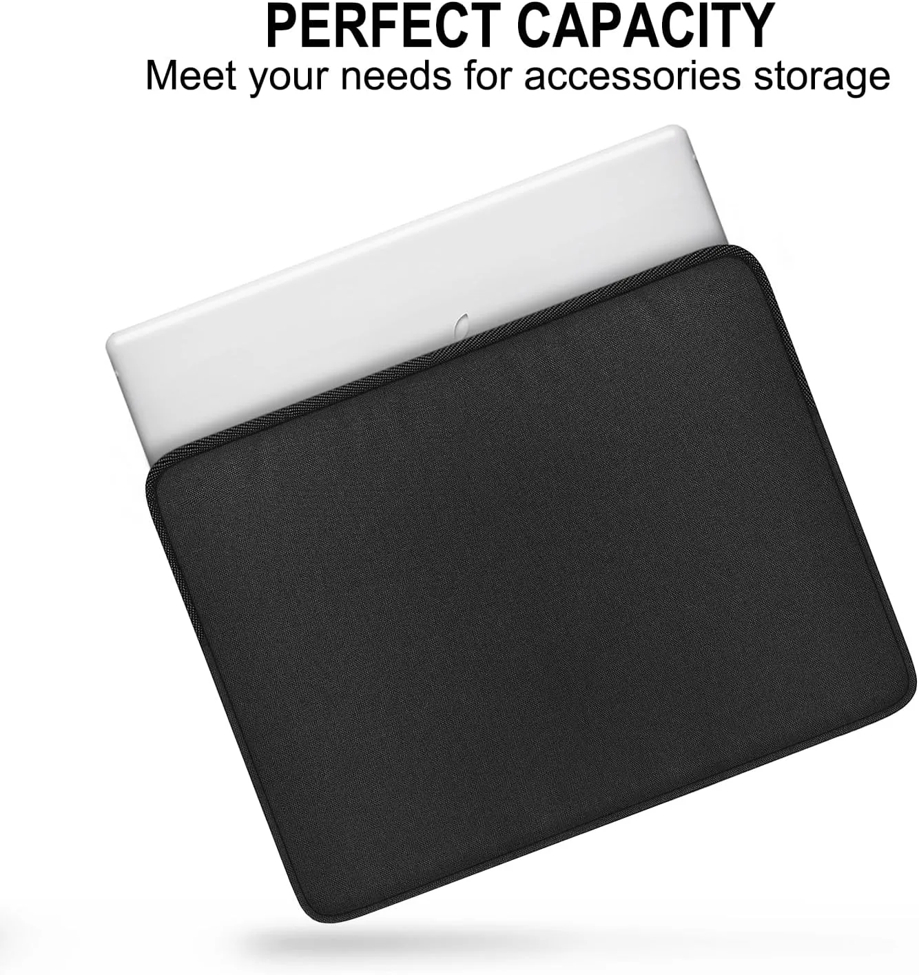 Laptop Case 13.3 inch, Shockproof Protective Traveling Computer Sleeve 14 Inch, Water Resistant Portable Laptop Carrying Bag Compatible for MacBook Air Pro, Lenovo, HP, Dell, Asus, Black