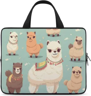 Laptop Case Sleeve Shockproof Computer Carrying Bag Alpacas Laptop Bag Tote Lightweight Notebook Case Cover Traveling Briefcase Handle Bags for Travel Business 12inch