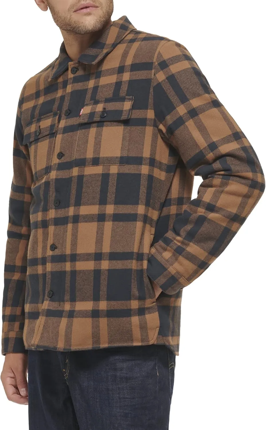 Levi's Men's Classic Plaid Shirt Jacket