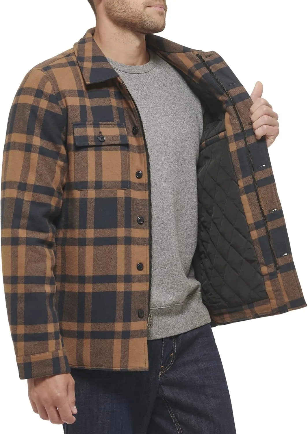 Levi's Men's Classic Plaid Shirt Jacket