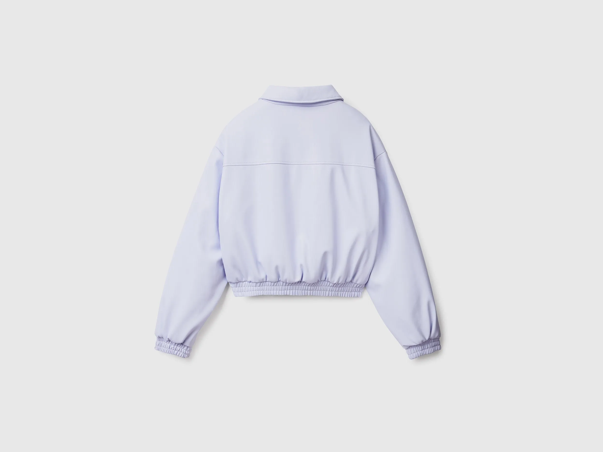 LIGHTWEIGHT BOMBER IN IMITATION LEATHER