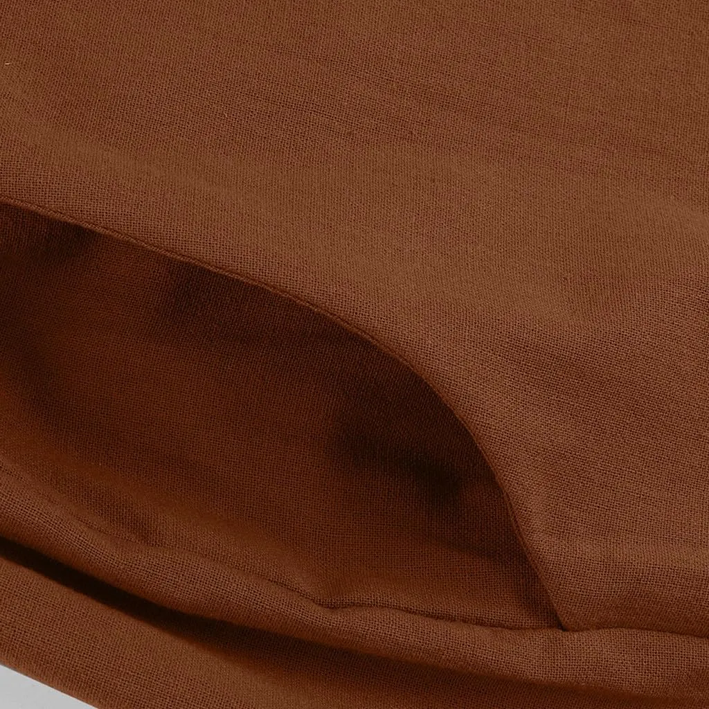 Linen Pants Women Casual Linen High Waist Pant Loose Fit Summer Pants Trousers Cotton Linen Palazzo Pants with Pockets