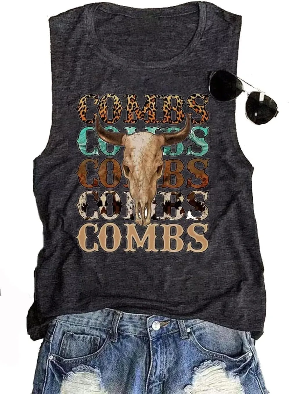 Long Live Cowboys Tank Shirt Women Casual Sleeveless Vintage Country Music Shirt Funny Letter Print Graphic Tank Vest