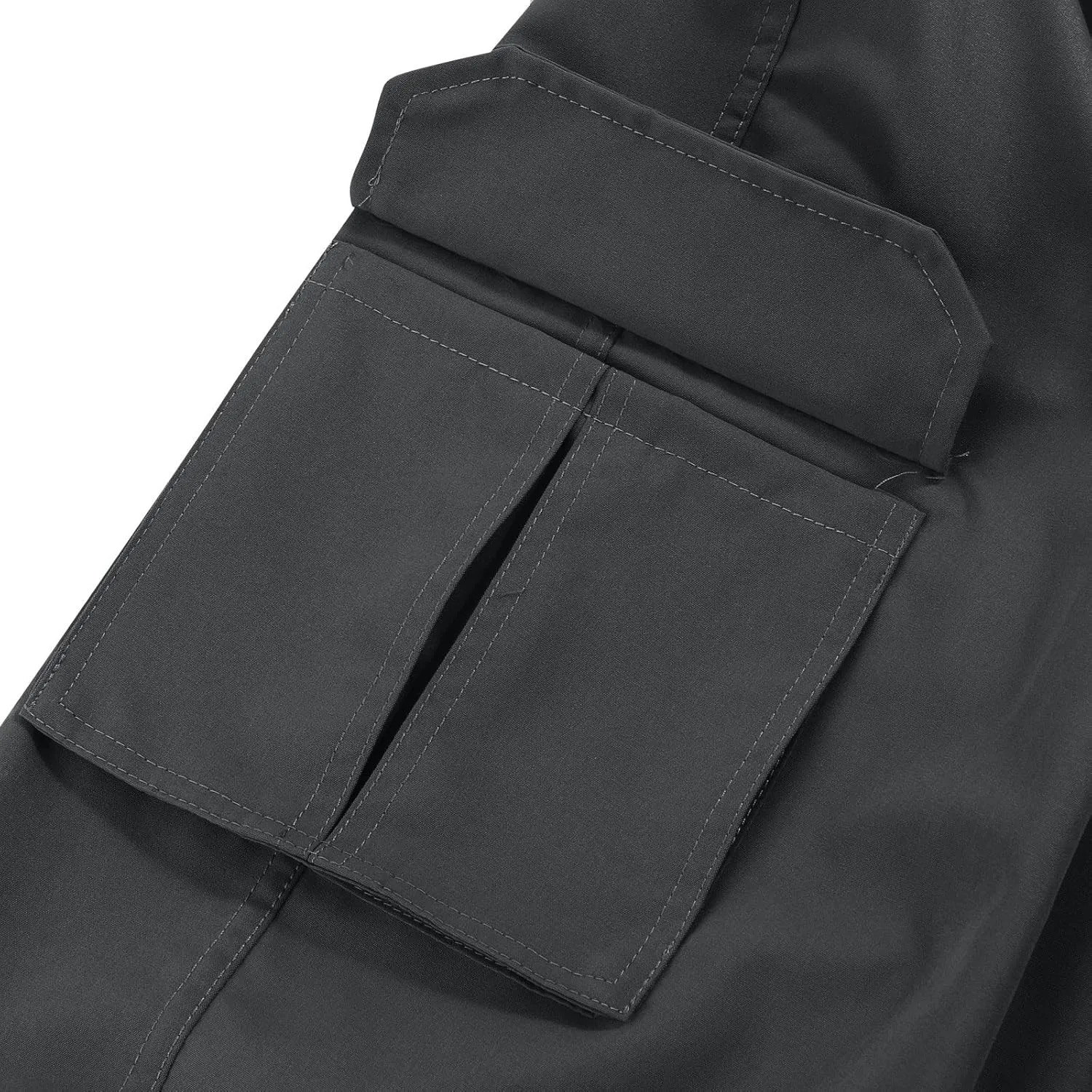 Mens Baggy Pants Sports Casual Jogging Trousers Lightweight Hiking Work Pants Outdoor Pant Winter Pants