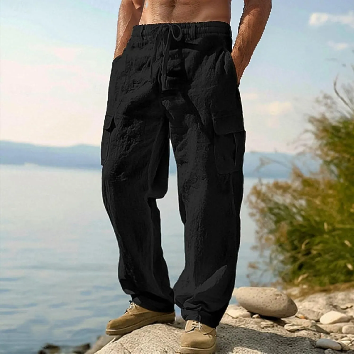 Mens Dress Pants Pajama Jogger Baggy Outfits Shorts Riding Smarty Motorcycle Basketball Sport Football Wide Leg Baggy
