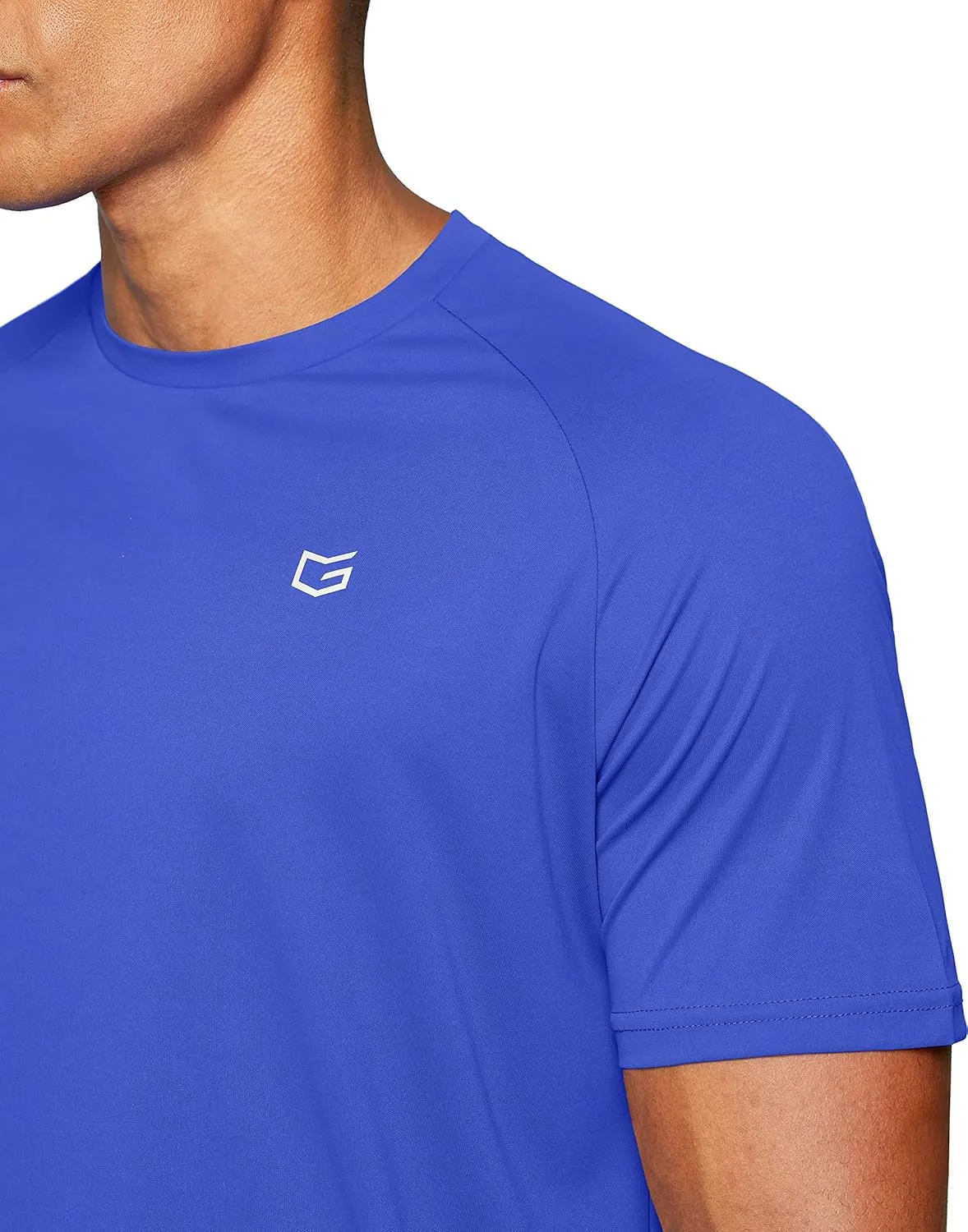 Men's Dry Fit Short Sleeve T-Shirt Crewneck Lightweight Tee Shirts for Men Workout Athletic Casual