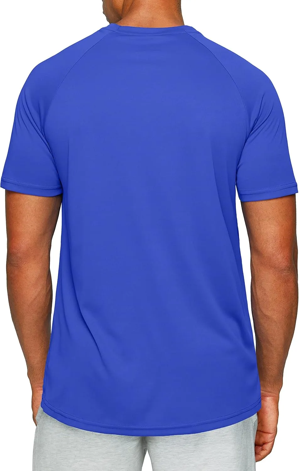 Men's Dry Fit Short Sleeve T-Shirt Crewneck Lightweight Tee Shirts for Men Workout Athletic Casual