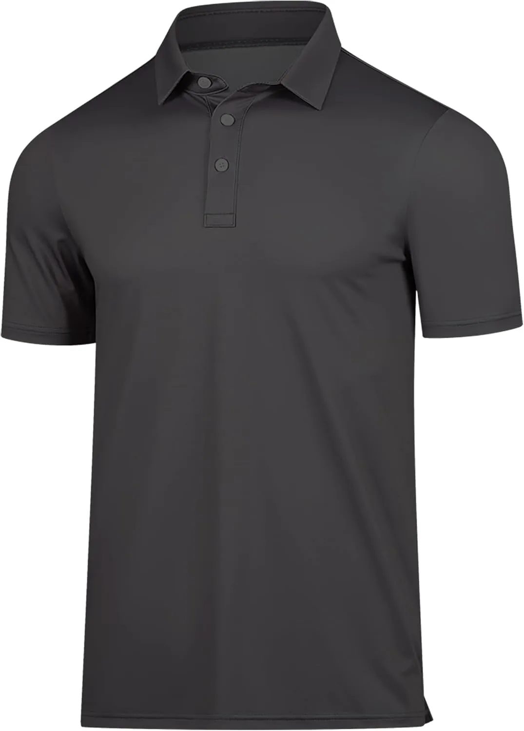 Men's Golf Polo Shirts Performance - Recycled Polyester Moisture-Wicking Dry Fit Short Sleeve Golfing Apparel