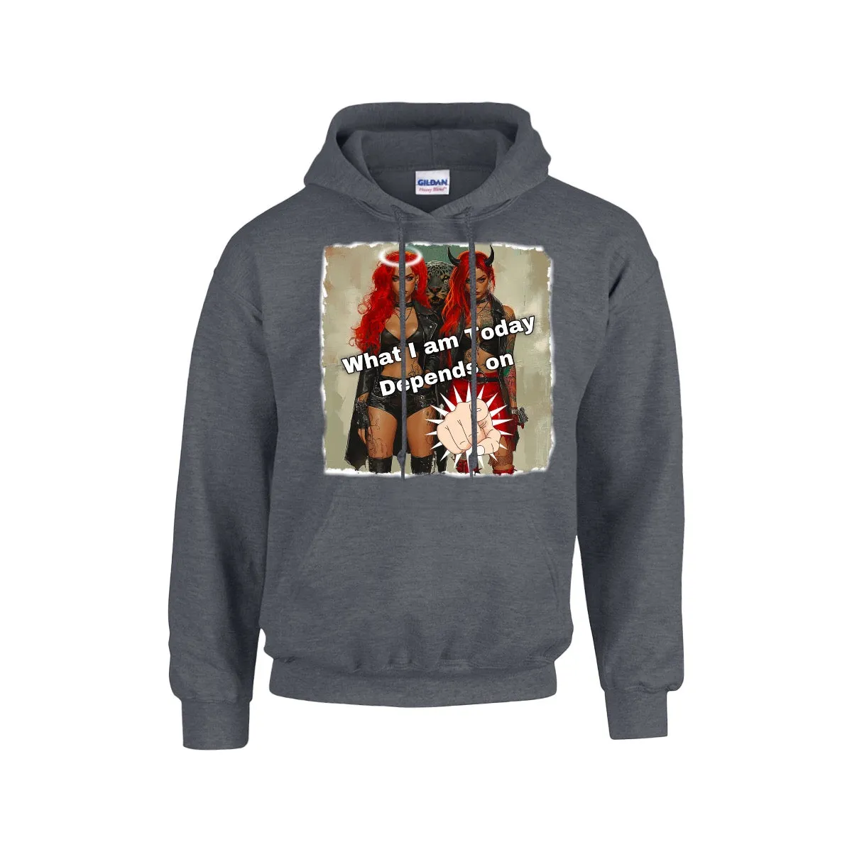 Men's Hoodie For The USA |Gildan 18500  Single DTF what I am today
