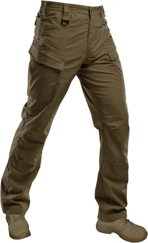 Men's Tactical Pants Stretch Ripstop with 14 Multi Pockets Water Resistant Gusseted Work Cargo Pants