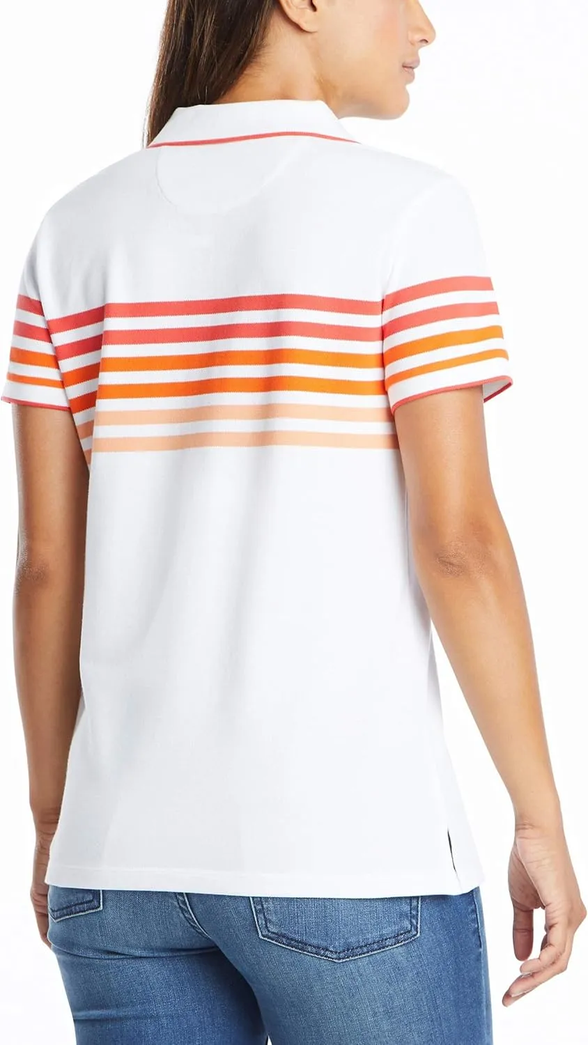 Nautica Women's Stretch Cotton Polo Shirt