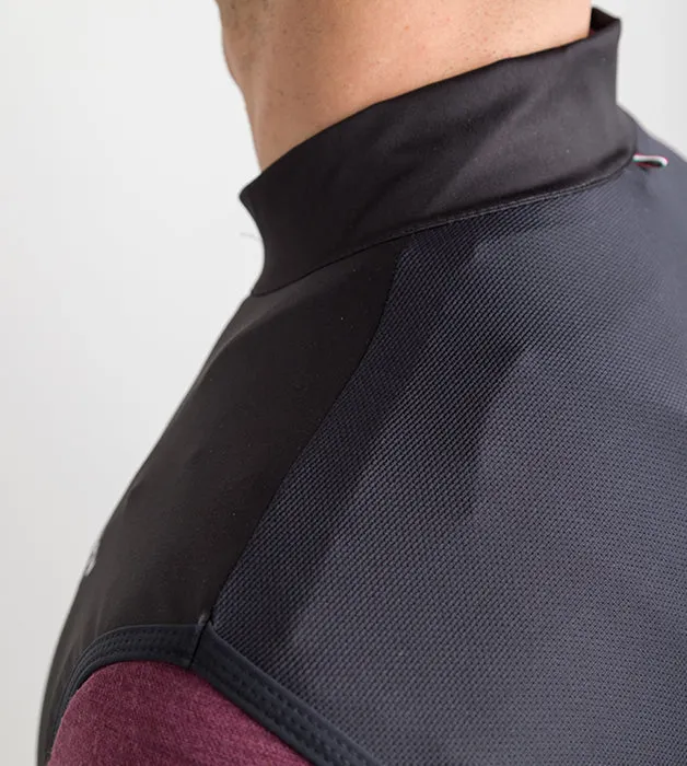 Nebula Windproof Cycling Vest Black by Santini