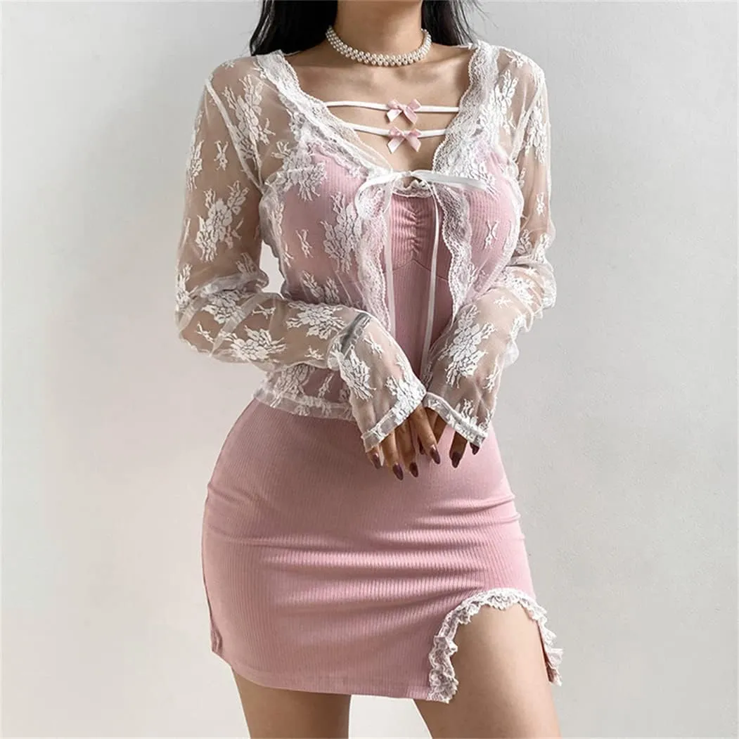 Novelty Shrug Top for Women Y2K Fashion