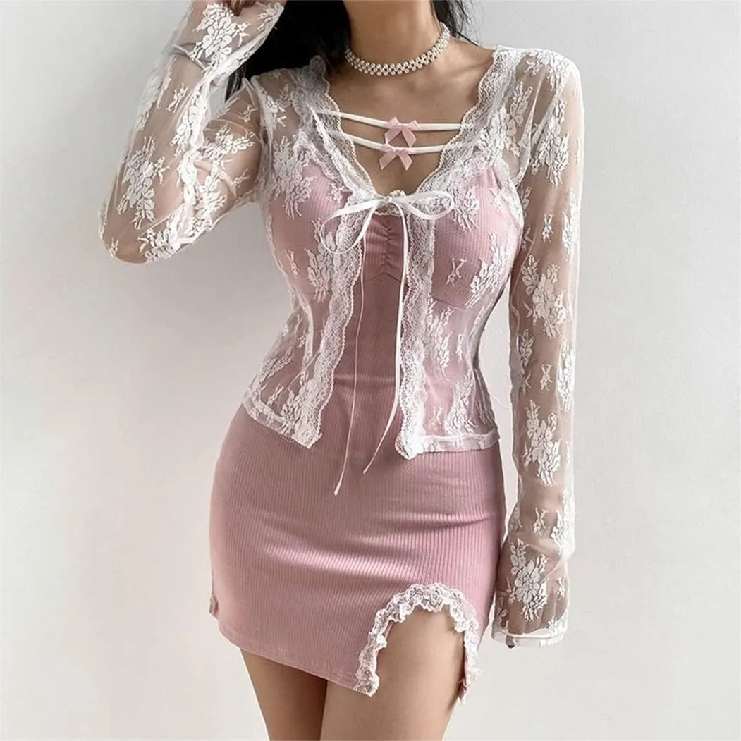 Novelty Shrug Top for Women Y2K Fashion
