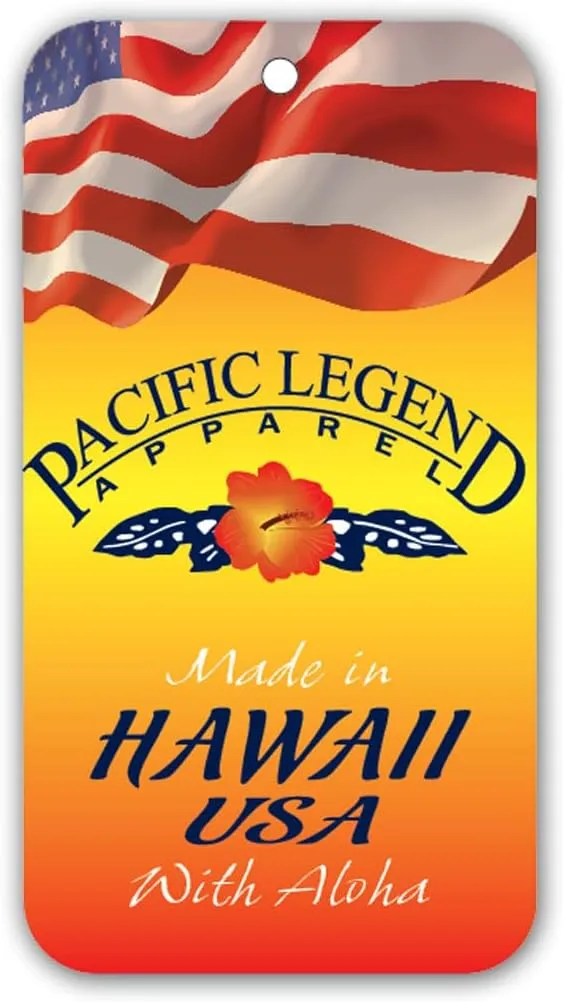 Pacific Legend Men's Flamingos Hawaiian Shirt
