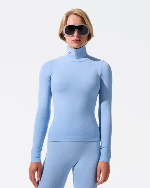 Perfect Thermal Rollneck - Bluebird Blue