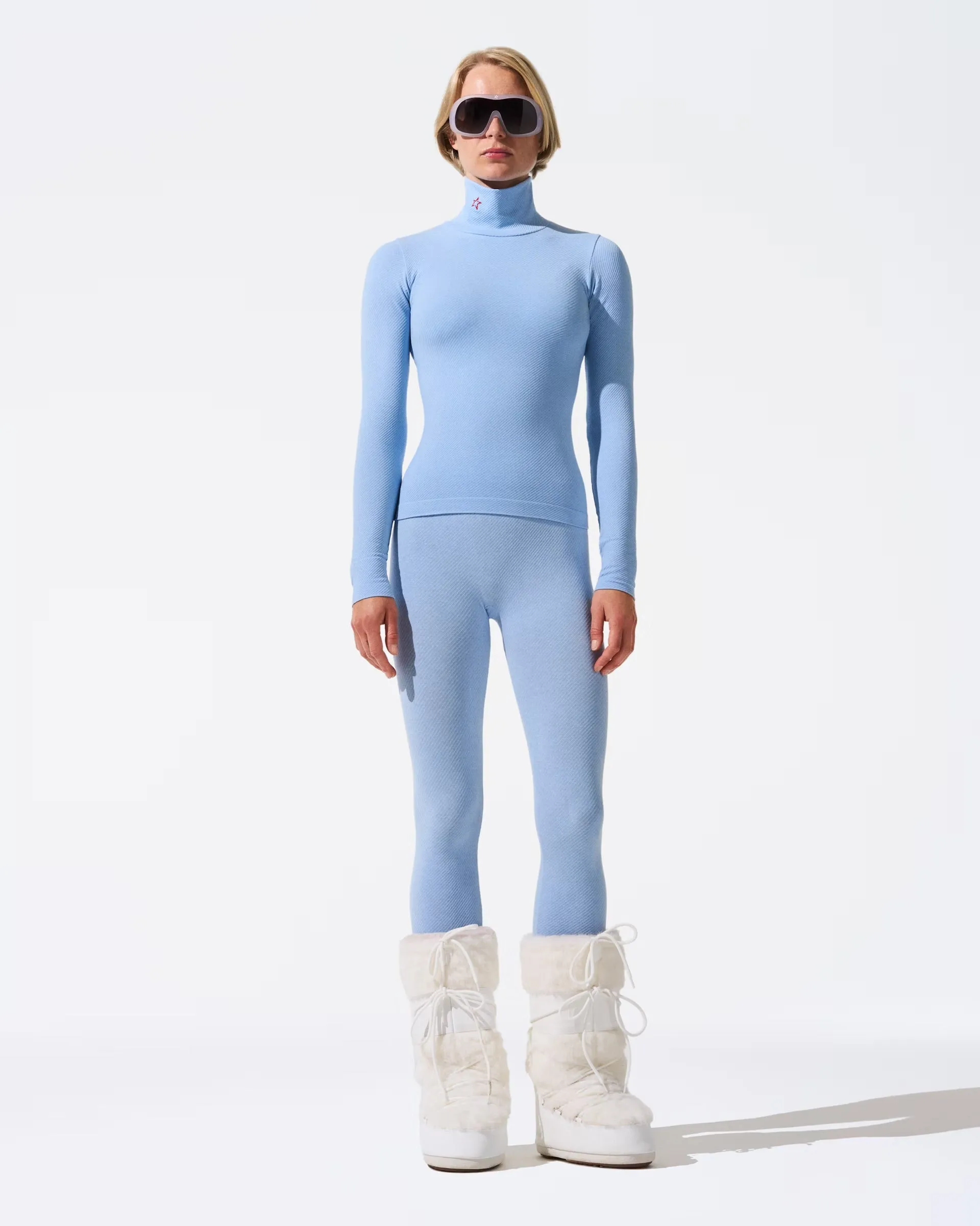 Perfect Thermal Rollneck - Bluebird Blue