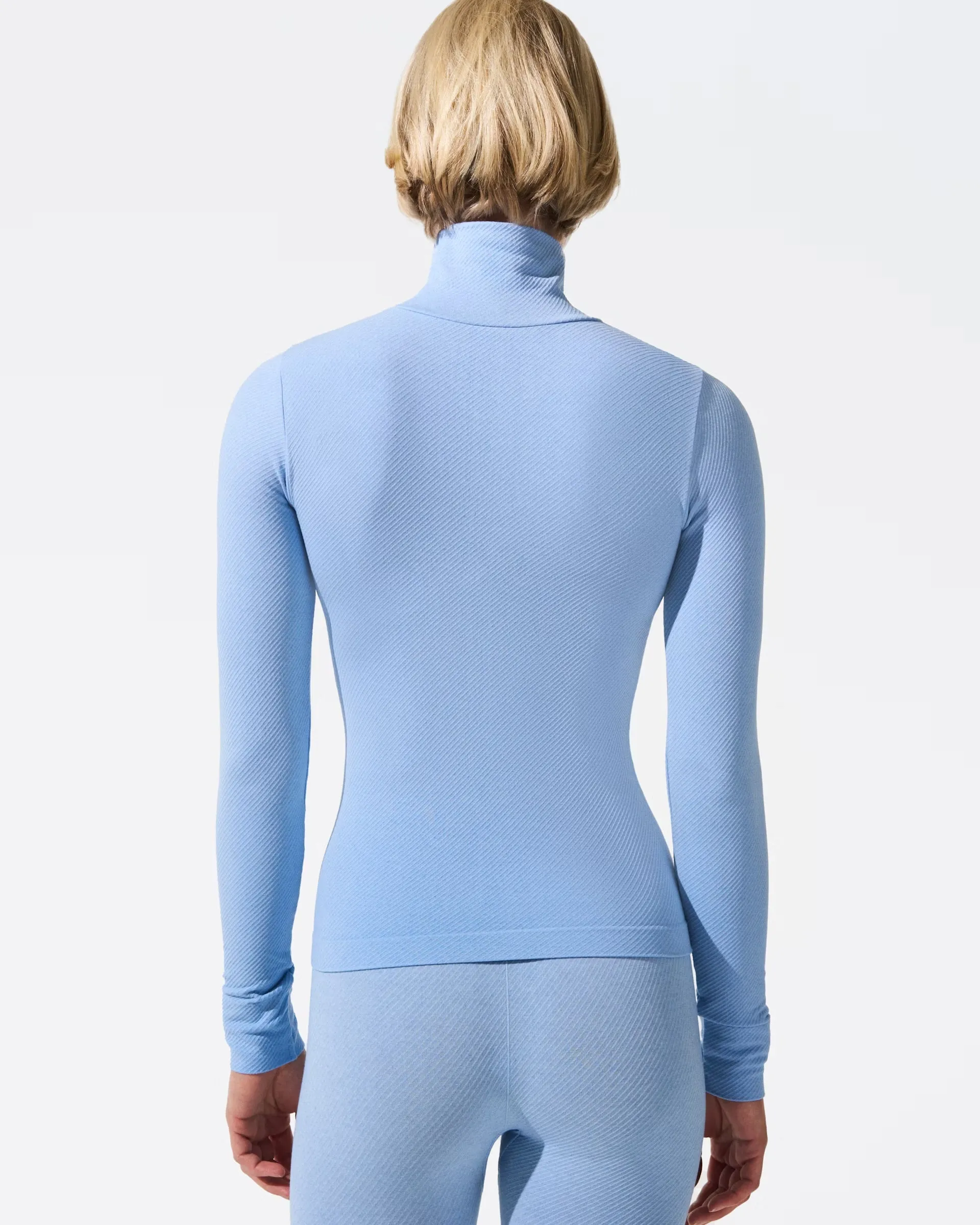 Perfect Thermal Rollneck - Bluebird Blue